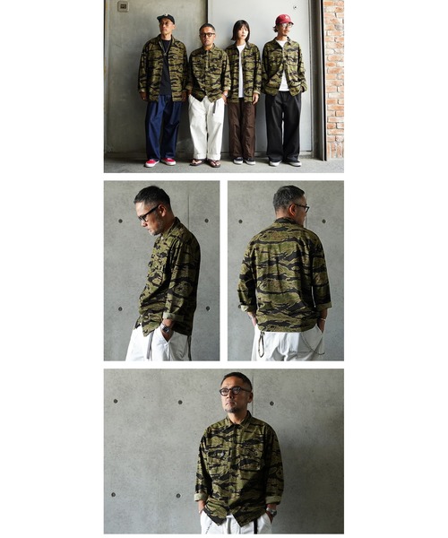 MILITARY(ミリタリー)の「WAIPER.inc 米軍 タイガーストライプカモ ジャケット LATE WAR【WP1197】(ミリタリージャケット・メンズ・タイガーカモ・M/L/XL/XXL)」の15枚目の写真