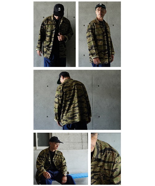 MILITARY(ミリタリー)の「WAIPER.inc 米軍 タイガーストライプカモ ジャケット LATE WAR【WP1197】(ミリタリージャケット・メンズ・タイガーカモ・M/L/XL/XXL)」の18枚目の写真