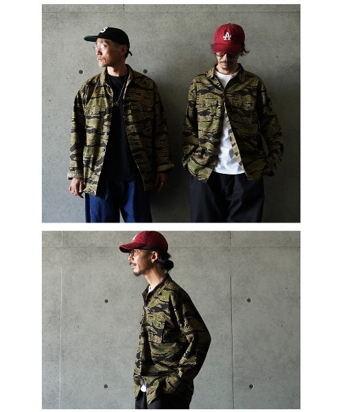 MILITARY(ミリタリー)の「WAIPER.inc 米軍 タイガーストライプカモ ジャケット LATE WAR【WP1197】(ミリタリージャケット・メンズ・タイガーカモ・M/L/XL/XXL)」の19枚目の写真