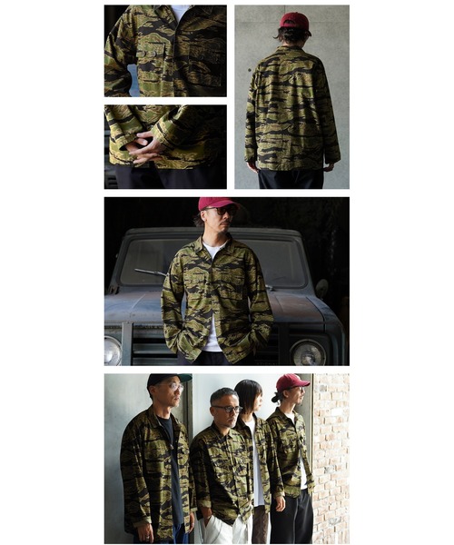 MILITARY(ミリタリー)の「WAIPER.inc 米軍 タイガーストライプカモ ジャケット LATE WAR【WP1197】(ミリタリージャケット・メンズ・タイガーカモ・M/L/XL/XXL)」の20枚目の写真