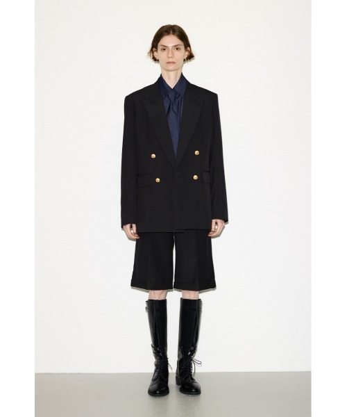 THROW by SLY(スローバイスライ)の「THROW PEAKED LAPEL TAILOR JK ピークドラペルテーラージャケット 秋服(テーラードジャケット・レディース・ブラック/ブラウン・FREE)」の13枚目の写真