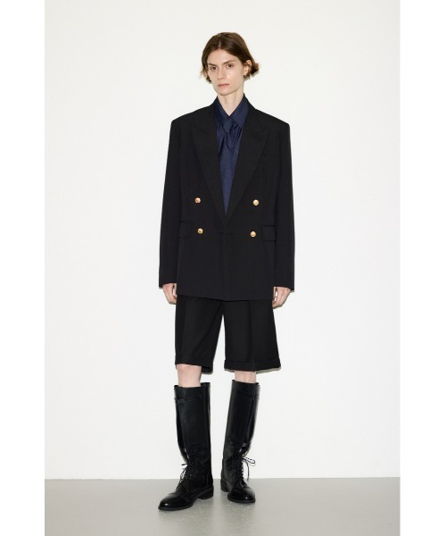 THROW by SLY(スローバイスライ)の「THROW PEAKED LAPEL TAILOR JK ピークドラペルテーラージャケット 秋服(テーラードジャケット・レディース・ブラック/ブラウン・FREE)」の14枚目の写真