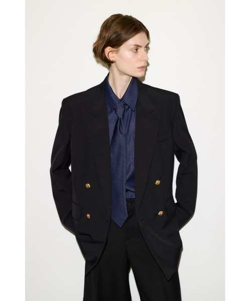 THROW by SLY(スローバイスライ)の「THROW PEAKED LAPEL TAILOR JK ピークドラペルテーラージャケット 秋服(テーラードジャケット・レディース・ブラック/ブラウン・FREE)」の16枚目の写真