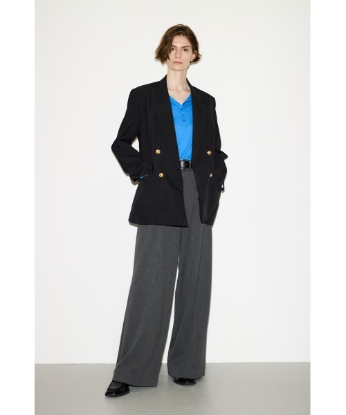 THROW by SLY(スローバイスライ)の「THROW PEAKED LAPEL TAILOR JK ピークドラペルテーラージャケット 秋服(テーラードジャケット・レディース・ブラック/ブラウン・FREE)」の22枚目の写真