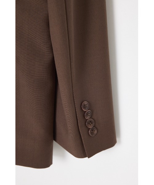 THROW by SLY(スローバイスライ)の「THROW PEAKED LAPEL TAILOR JK ピークドラペルテーラージャケット 秋服(テーラードジャケット・レディース・ブラック/ブラウン・FREE)」の12枚目の写真
