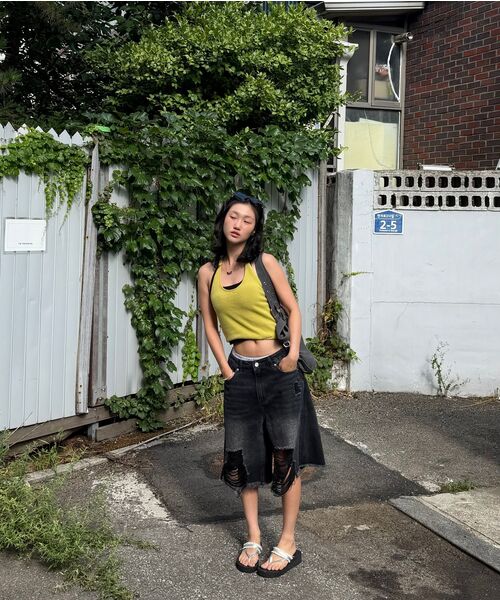 APPAREL ARCHIVE(アパレルアーカイブ)の「Hay wool halter layered sleeveless - Olive(ニット/セーター・レディース・その他・FREE)」の10枚目の写真