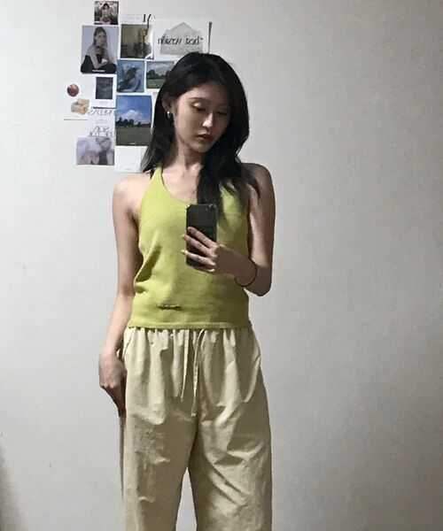 APPAREL ARCHIVE(アパレルアーカイブ)の「Hay wool halter layered sleeveless - Olive(ニット/セーター・レディース・その他・FREE)」の12枚目の写真