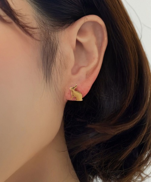 CERCA(チェルカ)の「SARINOHANA/アニマルピアス/ステンレス(ピアス(両耳用)・レディース・E/A/B/D/C/J/H/I/G/F・FREE)」の22枚目の写真
