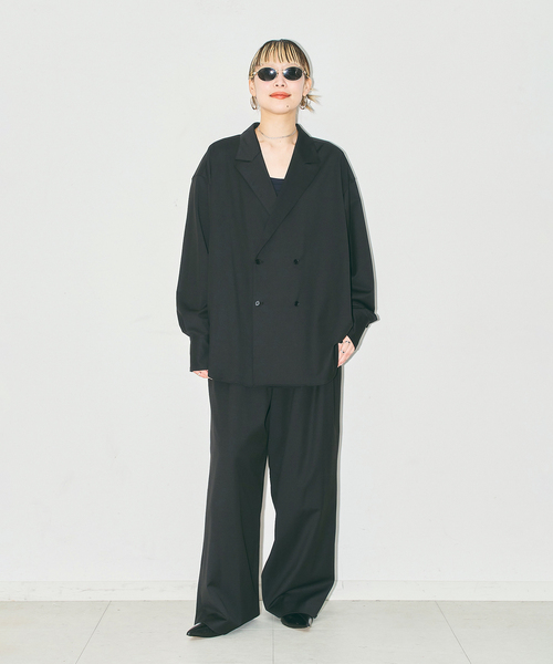 CITYSHOP(シティーショップ)の「TWILL SHIRT ジャケット(シャツ/ブラウス・レディース・ベージュ/ブラック・FREE)」の7枚目の写真