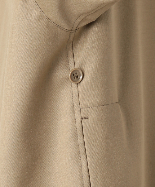 CITYSHOP(シティーショップ)の「TWILL SHIRT ジャケット(シャツ/ブラウス・レディース・ベージュ/ブラック・FREE)」の19枚目の写真