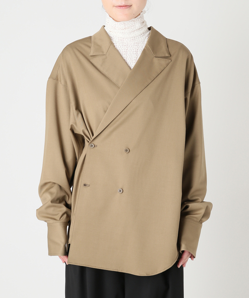 CITYSHOP(シティーショップ)の「TWILL SHIRT ジャケット(シャツ/ブラウス・レディース・ベージュ/ブラック・FREE)」の20枚目の写真