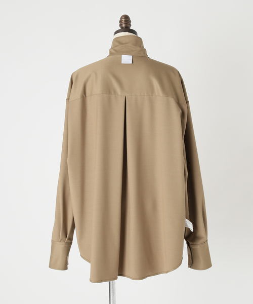 CITYSHOP(シティーショップ)の「TWILL SHIRT ジャケット(シャツ/ブラウス・レディース・ベージュ/ブラック・FREE)」の22枚目の写真