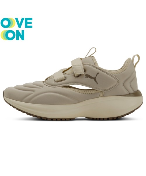PUMA(プーマ)の「PUMA プーマ ユニセックス ソフトライド ムーブオン ラク AS ジャパンフィッ(スニーカー・メンズ・ミックスグレー/ブラック×ゴールド/ブラック×ホワイト・26.0cm/25.5cm/25.0cm/27.5cm/27.0cm/22.5cm/22.0cm/23.0cm/24.5cm/24.0cm/23.5cm/29.0cm/28.5cm/28.0cm/30.0cm/26.5cm)」の1枚目の写真