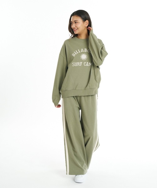 BILLABONG(ビラボン)の「BILLABONG ウィメンズ SURF CAMP HERITAGE LONG PANTS ロングパンツ 【2026年秋冬モデル】/ビラボンリラックスシルエットスウェットパンツ(スウェットパンツ・レディース・ブルー系その他/エメラルド・LARGE/MEDIUM)」の10枚目の写真