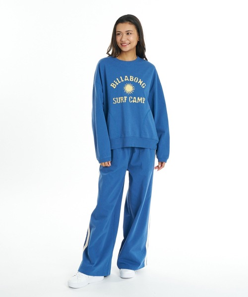 BILLABONG(ビラボン)の「BILLABONG ウィメンズ SURF CAMP HERITAGE LONG PANTS ロングパンツ 【2026年秋冬モデル】/ビラボンリラックスシルエットスウェットパンツ(スウェットパンツ・レディース・ブルー系その他/エメラルド・LARGE/MEDIUM)」の7枚目の写真