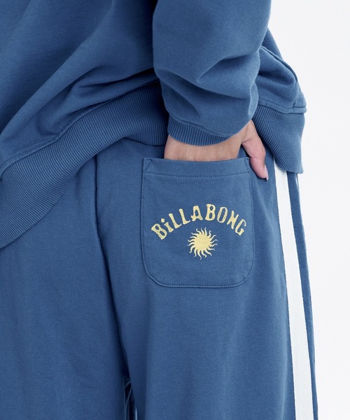 BILLABONG(ビラボン)の「BILLABONG ウィメンズ SURF CAMP HERITAGE LONG PANTS ロングパンツ 【2026年秋冬モデル】/ビラボンリラックスシルエットスウェットパンツ(スウェットパンツ・レディース・ブルー系その他/エメラルド・LARGE/MEDIUM)」の15枚目の写真