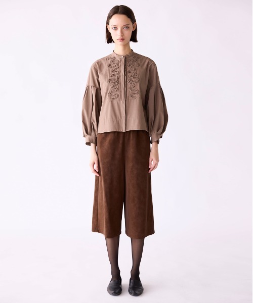 Marilyn Moon(マリリンムーン)の「eco-suede half pants(その他パンツ・レディース・ブラック/ブラウン/アイボリー・FREE)」の21枚目の写真