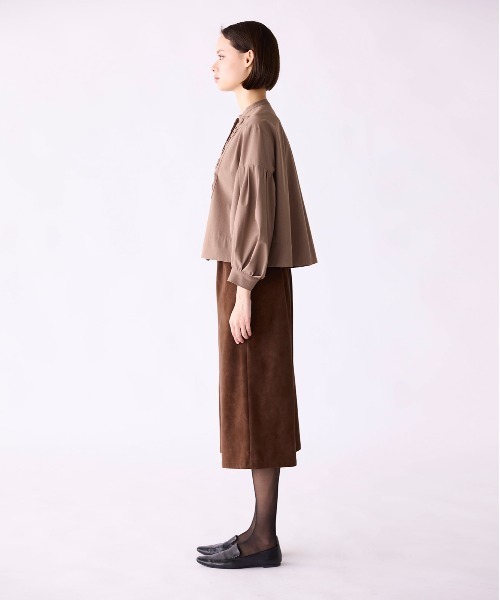 Marilyn Moon(マリリンムーン)の「eco-suede half pants(その他パンツ・レディース・ブラック/ブラウン/アイボリー・FREE)」の20枚目の写真
