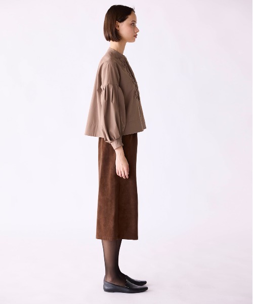 Marilyn Moon(マリリンムーン)の「eco-suede half pants(その他パンツ・レディース・ブラック/ブラウン/アイボリー・FREE)」の19枚目の写真