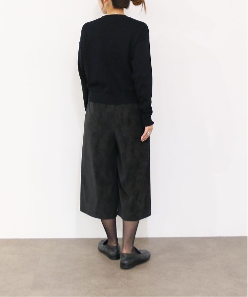 Marilyn Moon(マリリンムーン)の「eco-suede half pants(その他パンツ・レディース・ブラック/ブラウン/アイボリー・FREE)」の11枚目の写真
