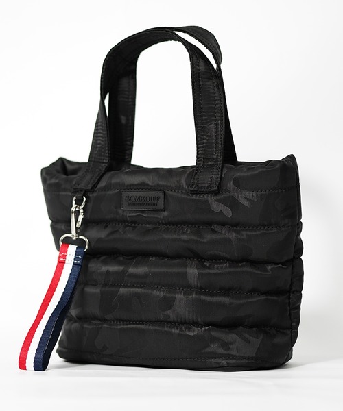 SOMEDIFF(サムディフ)の「【SOMEDIFF】カモフラ中綿ミニトートバッグ メンズ カモ柄 ユニセックス(トートバッグ・メンズ・グレー/ブラック・FREE)」の8枚目の写真