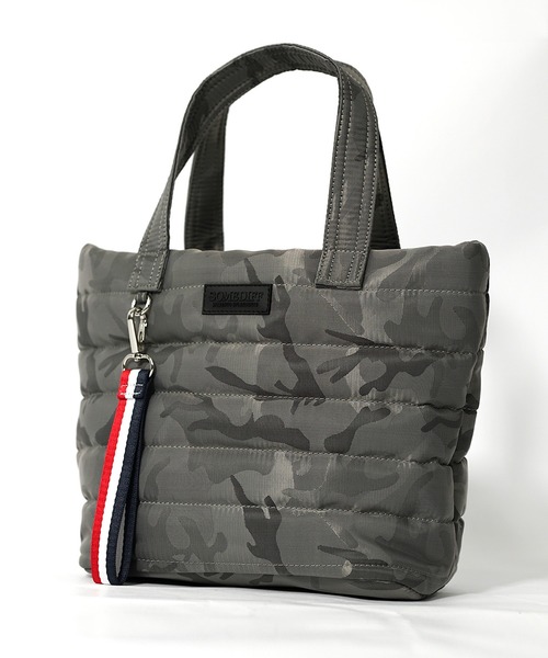 SOMEDIFF(サムディフ)の「【SOMEDIFF】カモフラ中綿ミニトートバッグ メンズ カモ柄 ユニセックス(トートバッグ・メンズ・グレー/ブラック・FREE)」の6枚目の写真