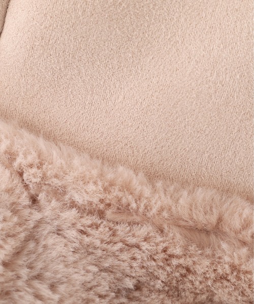 JILL by JILL STUART(ジルバイジルスチュアート)の「フェイクムートンフライトジャケット(ムートンコート・レディース・ベージュ/ピンク・SMALL/MEDIUM)」の15枚目の写真