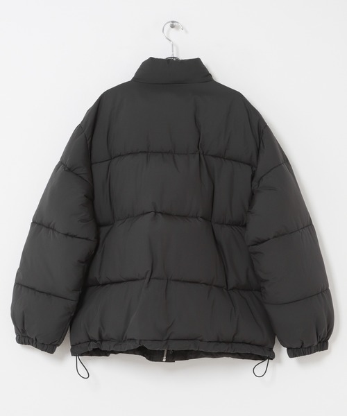 ITEMS URBANRESEARCH(アイテムズ アーバンリサーチ)の「『撥水』リップストップ発熱中綿ハイネックジャケット(ダウンジャケット/コート・メンズ・ベージュ系その他/ダークグレー/ブラック・MEDIUM/LARGE)」の16枚目の写真
