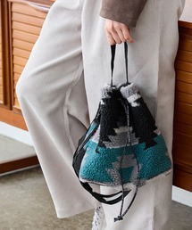 PENDLETON（ペンドルトン）の「【PENDLETON/ペンドルトン】BOA DRAW BAG｜ボア巾着ショルダーバッグ/ネイティブ柄（ショルダーバッグ）」