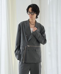 BROKEN LINE ZIP JACKET/ブロークンラインジップジャケット/セットアップ着用可能