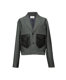 Jent Louis（ジェントルイス）の「Leather pocket short jacket / レザーポケットショートジャケット（その他アウター）」
