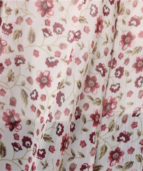 earth music&ecology(アースミュージックアンドエコロジー)の「【2016Summer】ボヘミアン花柄マキシガウン(シャツワンピース・レディース・アイボリー/ネイビー・FREE)」の5枚目の写真