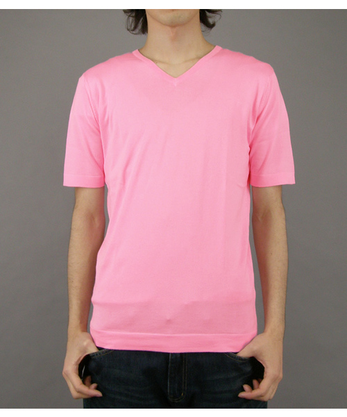 時しらず（トキシラズ）の「JSM CONRAD（Tシャツ/カットソー・メンズ・ライトグレー/ライトピンク/ネイビー・38/40）」の5枚目の写真