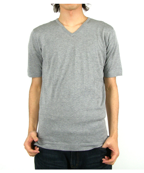 時しらず（トキシラズ）の「JSM CONRAD（Tシャツ/カットソー・メンズ・ライトグレー/ライトピンク/ネイビー・38/40）」の8枚目の写真