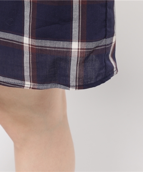 N.（N. Natural Beauty Basic）（エヌエヌナチュラルビューティーベーシック）の「ウインドウペンチェックワンピース（ワンピース・レディース・ベージュ系その他/ダークネイビー・MEDIUM）」の10枚目の写真