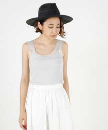 MOUSSY | LACE RIB TANK J(タンクトップ)