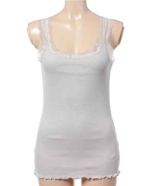 MOUSSY（マウジー）の「LACE RIB TANK J（タンクトップ・レディース・ホワイト/ライトグレー/ブラック・FREE）」の12枚目の写真