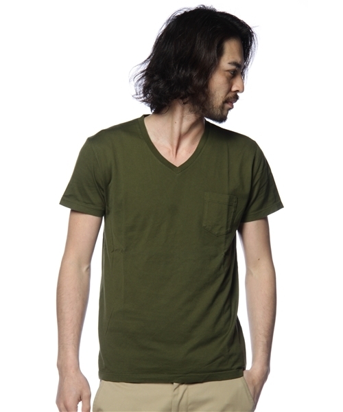 BEAMS（ビームス）の「O.NEW60/2 V/N-T（Tシャツ/カットソー・メンズ・ホワイト/ブラック系その他/ピンク/イエロー/オリーブ/ブルー・SMALL/MEDIUM/LARGE）」の4枚目の写真