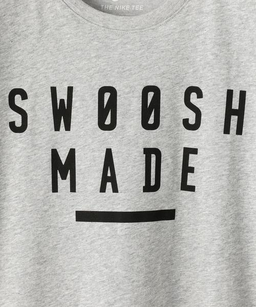 NIKE(ナイキ)の「NIKE(ナイキ) DRI-FIT ドライ SWOOSH MADE Tシャツ(Tシャツ/カットソー・メンズ・グレー/ブラック/ホワイト・SMALL/LARGE/MEDIUM)」の12枚目の写真