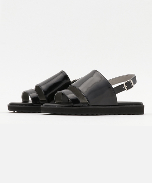 ORiental TRaffic（オリエンタルトラフィック）の「春夏新作★ダブルベルトバックストラップサンダル★7227（サンダル・レディース・グレー/ホワイト/ブラック・LL/S/L/M）」の3枚目の写真