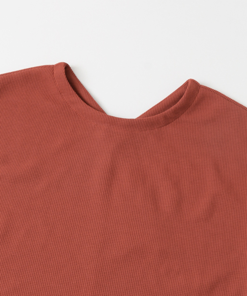 URBAN RESEARCH（アーバンリサーチ）の「機能素材サーマルワンピース（ワンピース・レディース・ブラック/レッド・FREE）」の9枚目の写真