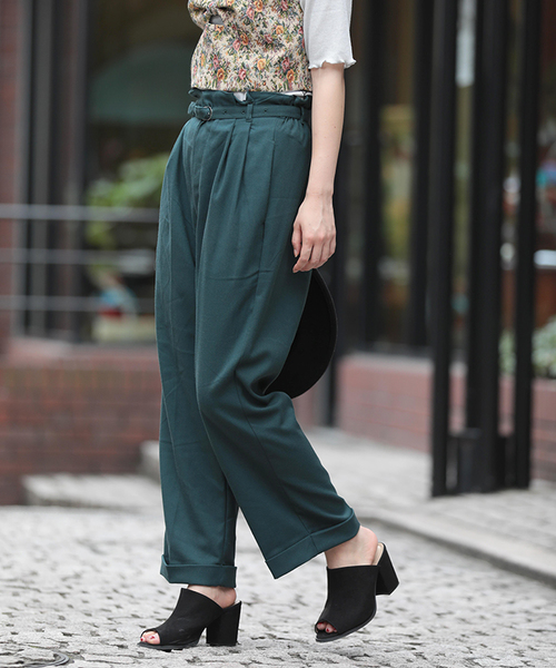 WEGO(ウィゴー)の「WEGO/ペグトップパンツ(その他パンツ・レディース・ブラック/ダークグリーン/ワイン・SMALL/LARGE/MEDIUM)」の13枚目の写真