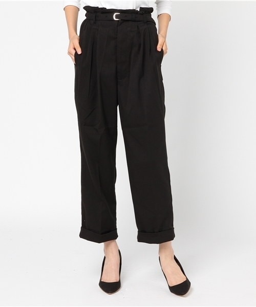 WEGO(ウィゴー)の「WEGO/ペグトップパンツ(その他パンツ・レディース・ブラック/ダークグリーン/ワイン・SMALL/LARGE/MEDIUM)」の5枚目の写真