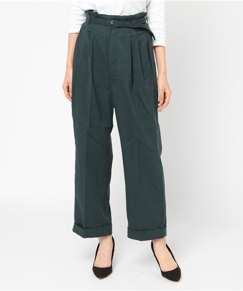 WEGO(ウィゴー)の「WEGO/ペグトップパンツ(その他パンツ・レディース・ブラック/ダークグリーン/ワイン・SMALL/LARGE/MEDIUM)」の6枚目の写真