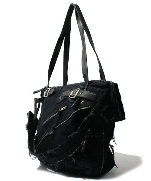 MIDWEST（ミッドウエスト）の「VINTI  ANDREWS バイカートート（トートバッグ・メンズ・ブラック/ブルー・FREE）」の7枚目の写真