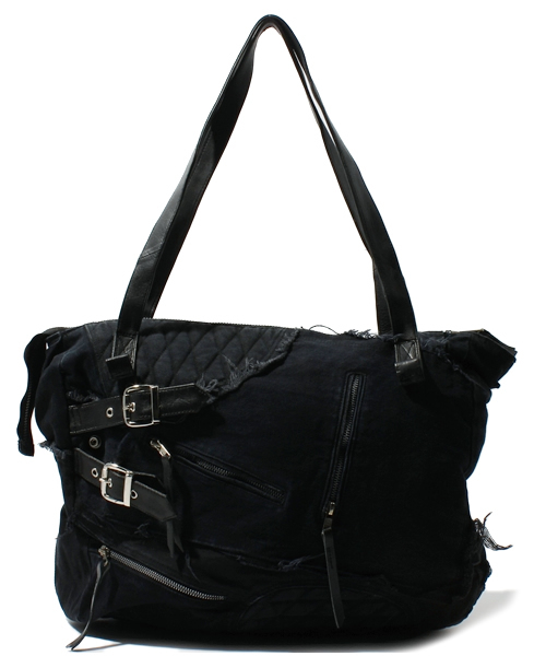 MIDWEST（ミッドウエスト）の「VINTI  ANDREWS バイカートート（トートバッグ・メンズ・ブラック/ブルー・FREE）」の9枚目の写真