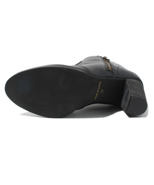 CIAOPANIC（チャオパニック）の「【Ciaopanic】ZIPショートブーツ（ブーツ・レディース・ブラック・22.5cm/24.5cm/23.5cm）」の3枚目の写真