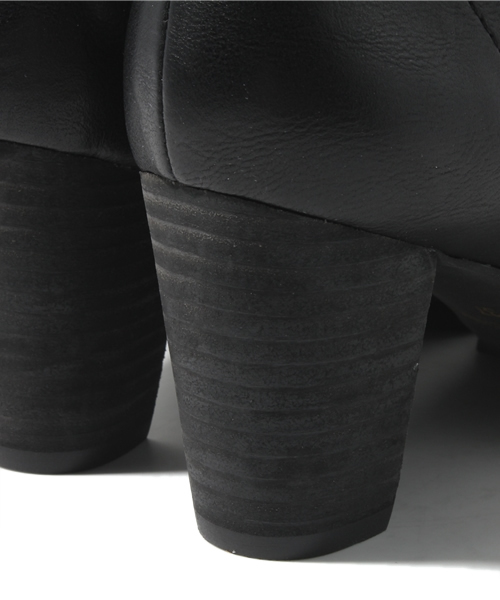 CIAOPANIC（チャオパニック）の「【Ciaopanic】ZIPショートブーツ（ブーツ・レディース・ブラック・22.5cm/24.5cm/23.5cm）」の5枚目の写真