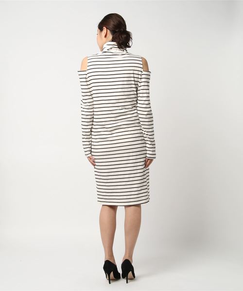 SPIRALGIRL（スパイラルガール）の「★カットオープンショルダーワンピース（ワンピース・レディース・ブラック/その他/杢グレー・FREE）」の8枚目の写真