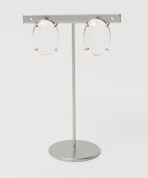 RIVE DROITE | オーバルガラスピアス(ピアス（両耳用）)